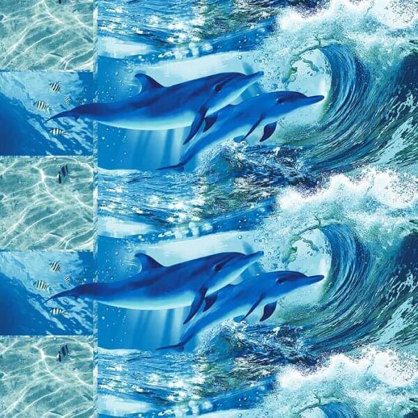 Пляжное полотенце Дельфинарий