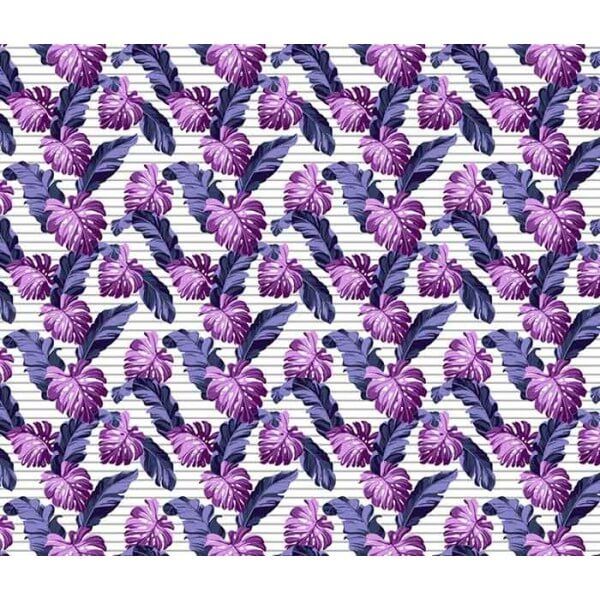 Пляжное полотенце Тропики, фиолетовый